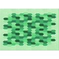 thumbnail image 1 of Ahgly Company Machine Washable Indoor Rectangle Transitional Jade Green Area Rugs, 2' x 3', 1 of 7