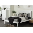 thumbnail image 3 of South Shore Vito Queen Solid Wood Platform Bed, in White, 3 of 9