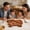 B, variant on Large Wooden Charcuterie Board for Women, Men Cow Shape Serving Tray