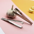 thumbnail image 4 of Stainless Steel Garlic Peeler and Garlic Press for Kitchen Use, Straightforward Clean Compact Tool, 4 of 9