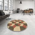 thumbnail image 4 of Ahgly Company Machine Washable Indoor Rectangle Transitional Saddle Brown Area Rugs, 2' x 4', 4 of 7