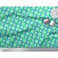 thumbnail image 3 of Soimoi Poly Georgette Fabric Dot,Circle & Honeycomb Design Geometric Decor Fabric Printed Yard 42 Inch Wide, 3 of 3