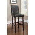 thumbnail image 2 of Coaster 29" Faux Leather Contemporary Bar Stool in Dark Brown, 2 of 2