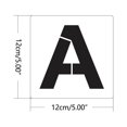 thumbnail image 4 of tumgatte Ensemble de 36 Pcs de Modèles Alphanumériques Anglais DIY Décoration Murale Creuse Modèle Personnalisé Liquidation, 4 of 4