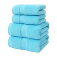 thumbnail image 2 of Dvkptbk Cotton Plain Gift Set Towel Multicolor Soft Absorbent Household Bath Towel Towel, 2 of 6