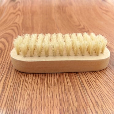 Fridja Wooden Nail Brush For Manicure & Pedicure Scrubbing Cleaning Bristles Both Sides