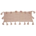 thumbnail image 1 of homeroots Décor 386066 Rose Coussin Lombaire Pomponné, 1 of 1