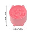 thumbnail image 2 of Elevated Slow Feeder Pet Bowl for Cats and Dogs with Adjustable Height and Non- Base, 2 of 5