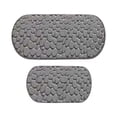 thumbnail image 2 of Todaioua Bathroom Rugs Mat Set 2 Piece - Memory Foam Cobblestone Bath Mats, Non Slip Water Absorbent Washable Bath Rugs for Sink Toilet and Floor, Machine Washable, 2 of 8