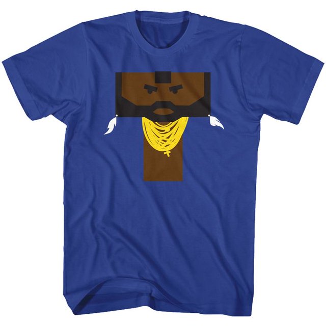 Mr. T T-Shirt Royal Littéral pour Adulte 4TG