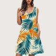 thumbnail image 1 of Ovzne Robes Grande Taille pour Femmes aux Formes Robe Femme Femme Imprimé avec Poches Chemises de Nuit Sans Manches Tenue de Nuit Chemise de Nuit Col Rond Robe de Nuit Robe de Printemps Imprimée Liquidation, 1 of 7