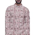thumbnail image 4 of Atasi Long Sleeve Kurta Printed Button Down Asymmetric Designer Kurta For Boys, 4 of 5