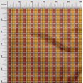 thumbnail image 2 of oneOone Silk Tabby Mustard Yellow Fabric Madras Check Craft Projects Decor Fabric Printed By The Yard 42 Inch Wide, 2 of 4