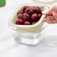 thumbnail image 4 of Kitchen Strainer and Colander Bowl Set - Food-Grade Material Double-Layer Stackable Design Fruit Vegetable Washing Basket, White, JKODE, 4 of 8