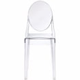 thumbnail image 3 of Nicer Furniture Ghost Clear Side Chair, 3 of 5