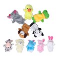 thumbnail image 4 of Hand Puppet, Stimulates Imagination Finger Puppets Toys Cartoon Animal Educational Improve Communication Skill Comfortable  For School For Daycare, 4 of 8