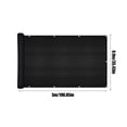 thumbnail image 4 of Baohd Filet d'Ombrage pour Balcon Écran d'Intimité de Balcon Couverture Clôture Pare-Vent Résistant aux Intempéries pour Extérieur Cour Arrière Patio Noir, 4 of 9