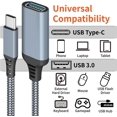 thumbnail image 5 of KOMI USB C to USB Adapter, 2 Pack USB C Male to USB 3.0 Female Adapter, Thunderbolt 3 to USB Female Adapter OTG Compatible with MacBook, iPad Pro, Galaxy, Type C Devices, Space Grey, 5 of 5