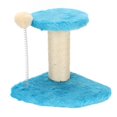 thumbnail image 1 of Cat Tree, Cat Scratching Post Grinding Claws Easy To Install 2 Layers  For Indoor For Kittens Blue, 1 of 8
