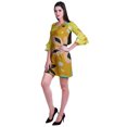 thumbnail image 3 of Moomaya Robe Courte Imprimée pour Femmes, Manches Évasées, Coupe Droite, Robes pour Femmes, Vêtements d'Été Décontractés, 3 of 6