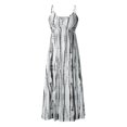 thumbnail image 3 of HKEJIAOI Robes de Cocktail Offres Liquidation Cadeau de la Saint-Valentin Femmes Teinture sur Nœuds Plage Chandail Maxi Boho Robe d'Été Dames Ample Longue Robe Nuisette Noir, 3 of 5