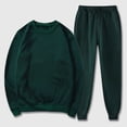 thumbnail image 4 of 2 Piece Tracksuit Mens Matching Crewneck Pullover and Drawstring Jogging Set Long Sleeve Athletic Sportswear Tracksuits, 4 of 7