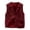 #0398-Wine, variant on Ailaofu Womens Warm Sherpa Fleece Vest Sleeveless Lightweight Jacket Outwear with Pockets