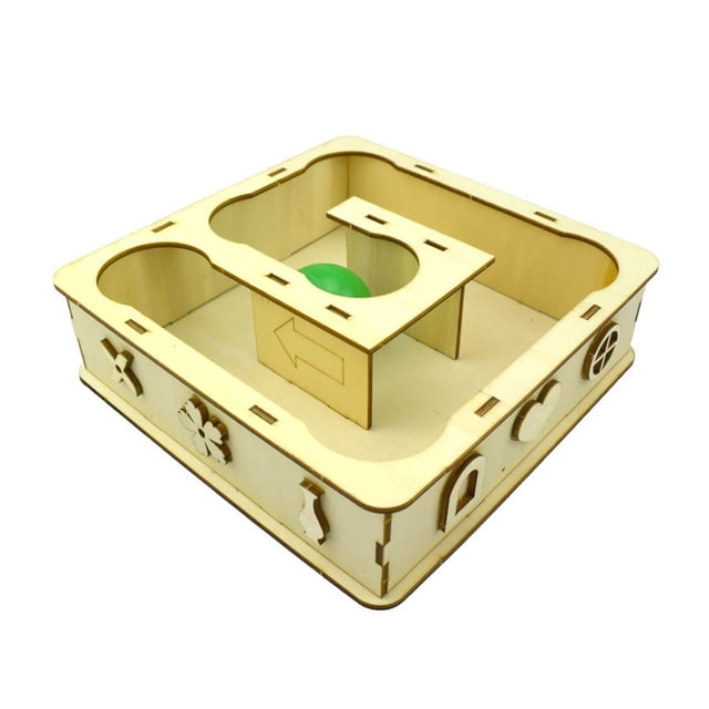 Interactive Playpen with Exercise Run Tracks for Small Like Hamsters and Gerbils Providing Enrichment and Activity