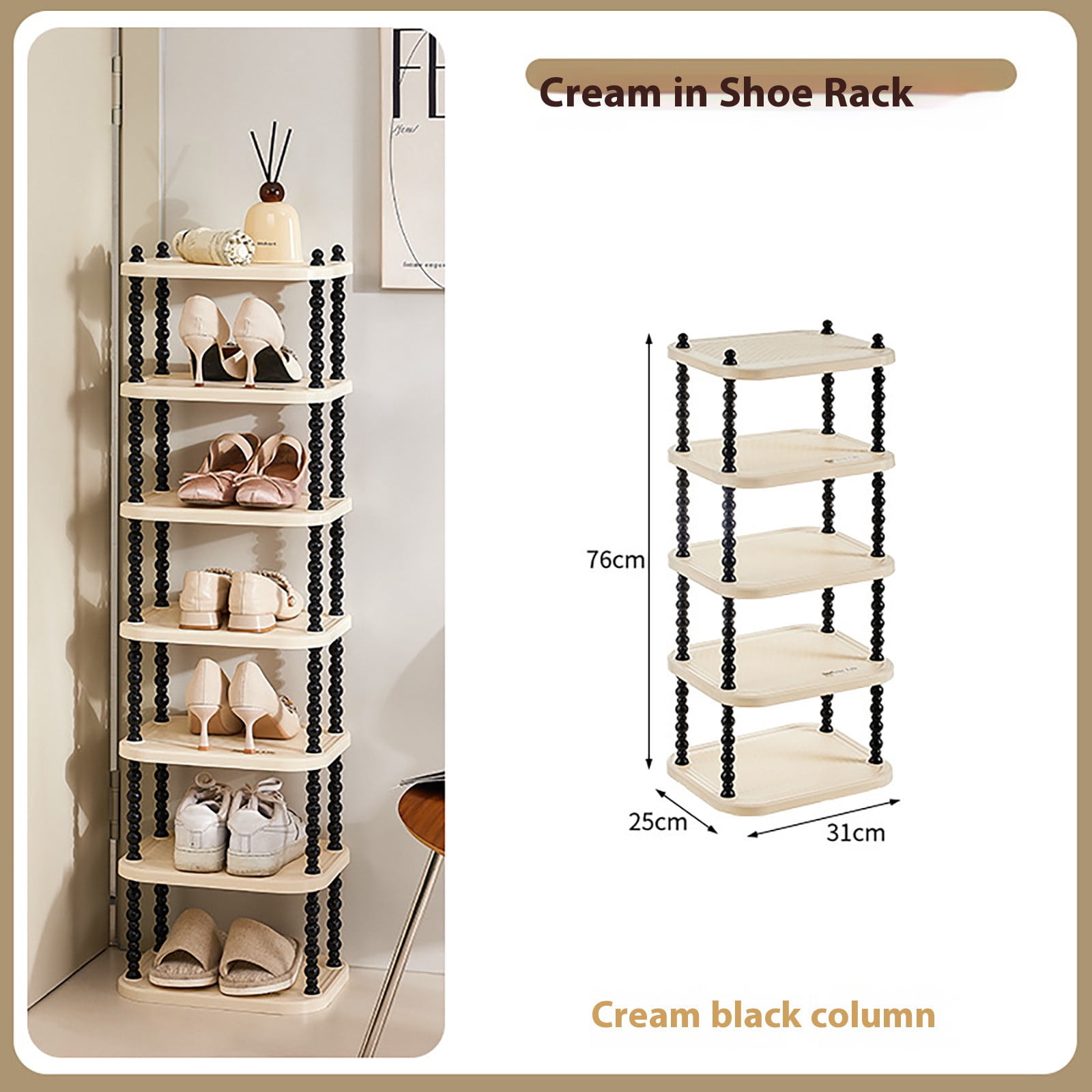 Meitianfacai Shoe Rack Household Entrance Small Shoe Rack Multi-layer Space Saving Artifact Storage Rack Dormitory Storage Shoe Cabinet Shoe Rack