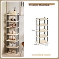 thumbnail image 2 of Bdday Shoe Rack for Door Shoe Rack Household Entrance Small Shoe Rack Multi-Layer Space Saving Artifact Storage Rack Dormitory Storage Shoe Cabinet Shoe Rack Hanging Storage Organizer, 2 of 2