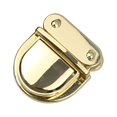 thumbnail image 2 of stanreset 38MM Buckle Sturdy Metal Small Portable Buckles Tool Wear Resistance Turn Lock Bag Purse Decoration Closure Golden, 2 of 8