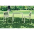 thumbnail image 3 of Compamia Mango 28 inch Square Dining Table with Marine Grade Resin, Beige (1 Count), 3 of 5