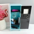 thumbnail image 4 of tredstone Small Makeup Storage Cabinet Vertical File Cabinet for Cotton Pad Entryway Pink, 4 of 8
