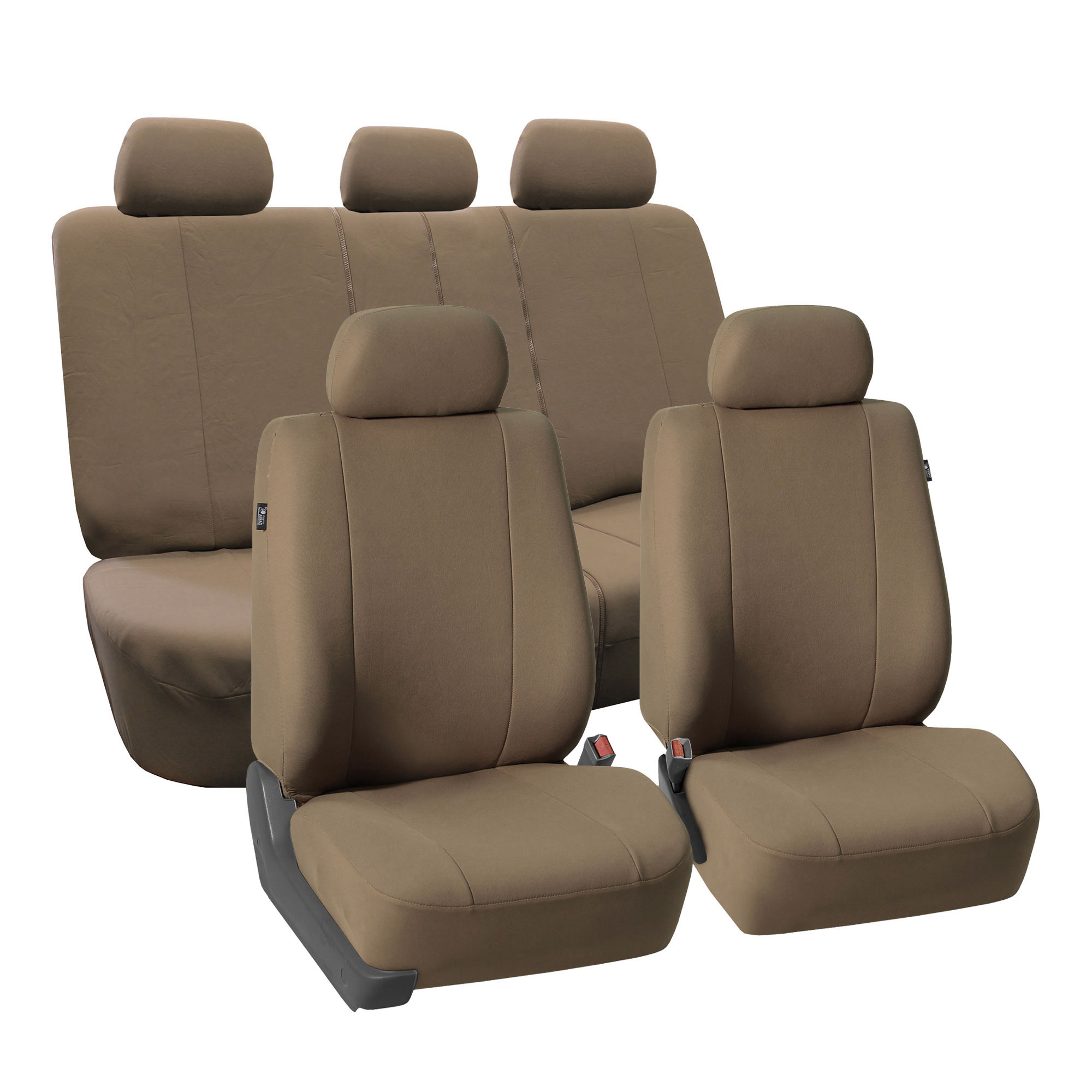 FH Group Car Seat Cover Set 3mm Breathable Foam Padding Fits Car, Truck, SUV, Van
