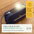 thumbnail image 3 of House of Marley Rise Up Solar Waterproof Bluetooth Speaker - Blue, 3 of 4
