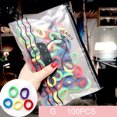 thumbnail image 1 of LSLJS Colorful Medium Rubber High Elasticity Hair Band Kids Girls Toddlers 100Pcs/Set, Kids Hair Band, 1 of 2