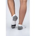 thumbnail image 3 of OTECKA Unisex Basic Performance Ankle Socks with Moisture-Wicking - Cushion Comfort Ankle Socks, White, Small-Medium, 3 of 4