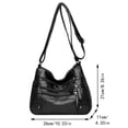 thumbnail image 2 of MIASHUI Women Soft Leather Shoulder Bags Classic Designer Crossbody Handbag Purse for Everyday Use, 2 of 3