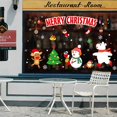 thumbnail image 1 of pitrice Christmas Wall Sticker Santa Claus Snowmen Wall Decal Waterproofing Window Shop Glass PVC Wall Tattoo, 1 of 7