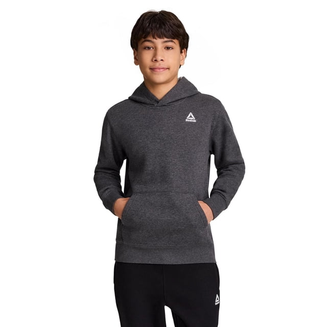 Reebok Boy's Athletic Game Day Fleece Pullover Hoodie