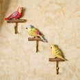 thumbnail image 4 of American Style Hook Creative Bird Set Three Coat Hook Porch Key Hook Wall Hanging Coat Hook Decorative Hook Suitable for Storage and Finishing Coats, Scarves, Hats, 4 of 9