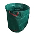 thumbnail image 2 of Becaristey 120L Large Capacity Garden Bag Reusable Leaf Sack Trash Can Foldable Garden Garbage Waste Collection Container Storage Bag 60L/16 gallon, 2 of 6