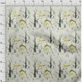 thumbnail image 4 of oneOone Polyester Spandex Yellow Fabric Deer Sewing Craft Projects Fabric Prints By Yard 56 Inch Wide, 4 of 5
