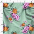 thumbnail image 2 of Soimoi Crepe Silk Fabric Florals Floral Print Sewing Fabric Yard 42 Inch Wide, 2 of 6