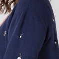 thumbnail image 2 of Devoted Women's Plus Size long sleeve knit cardigan with button-up front, 2 of 5