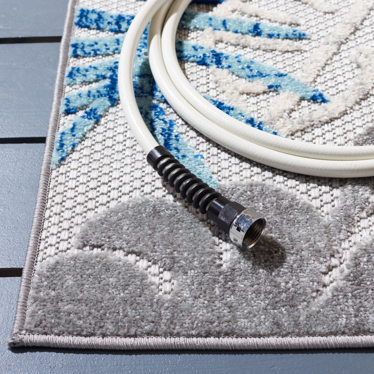 SAFAVIEH Cabana Kuzman Floral Outdoor Area Rug