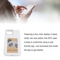 thumbnail image 4 of Ink Screen Phone Case, Screen Projection Phone Case Aluminum Lens NFC with APP for DIY Black,Grey,White,Pinkish,Blue, 4 of 7
