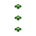 thumbnail image 3 of Decodeary 50pieces Low Maintenance Soft Texture Fabric For Albums And Decorations Realistic Appearance Fiber Wide Application Deep Green 4.5cm 3Set, 3 of 6
