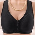 thumbnail image 4 of Kcodviy Women Casual Breathable Tube Bras Button Down Top Bra Medium Bra without Steel Ring Gathering Pack Sports Bras for Women Compression Sports Bra Running Sports Bra, 4 of 8