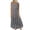 Gris, variante sur FcBaudy Robe Sans Manches à Col Rond, Robes d'Été pour Femmes, Robes pour Femmes Grande Taille Décontractées Imprimées à Col Rond Manches Courtes Robe Ample Longueur Genou lafy imitate cotton skirt